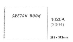 巨人牌 Quitman 4020A 4開(283x372mm)圈裝畫簿(短圈)
