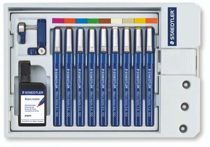 STAEDTLER Mars® matic 700 S9 Technical pen 繪圖針筆(9支套裝) 