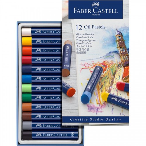 Faber-Castell 127012 12色油粉彩