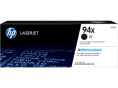 HP 94X 高容量黑色原廠 LaserJet 碳粉盒(CF294X)