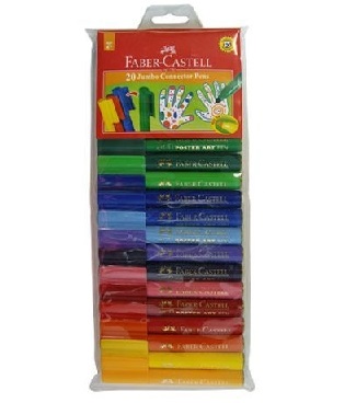 Faber-Castell 66-2000-20 20色珍寶型水彩筆