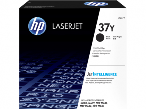 HP 37Y 超高容量黑色原廠 LaserJet 碳粉盒(CF237Y)