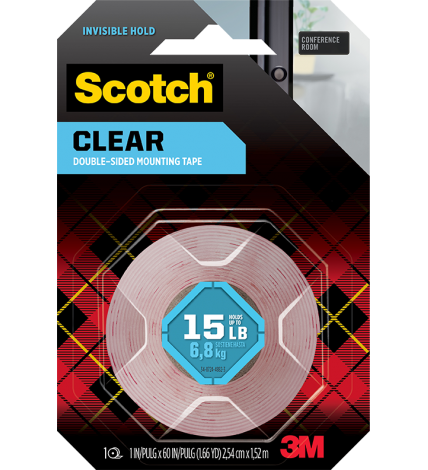 3M Scotc® 410S 強力雙面透明膠帶(1
