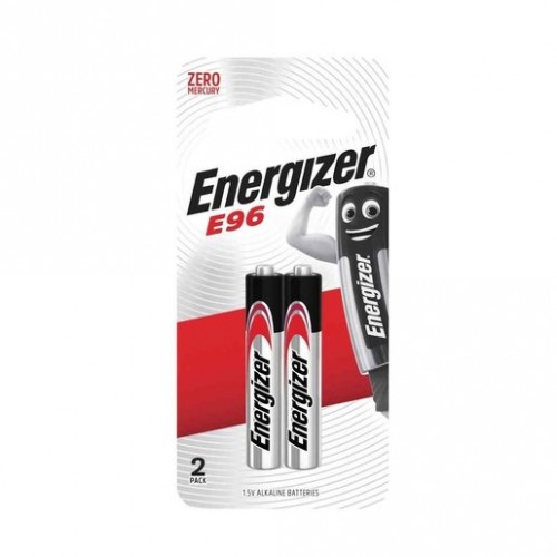 勁量 Energizer® E96 AAAA(4A) 1.5V 鹼性電池 (2粒裝)                  