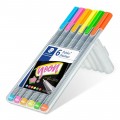 STAEDTLER  triplus® fineliner 334 SB6SC3 螢光三角幼線筆(6色套裝) 0.3mm