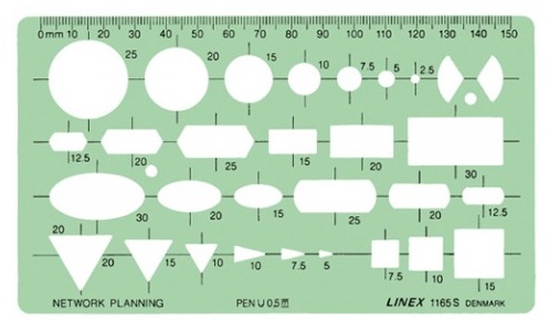 Linex 1165S 圈板尺(規劃模板)             