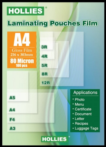 HOLLIES A4 過膠片(80mic) 