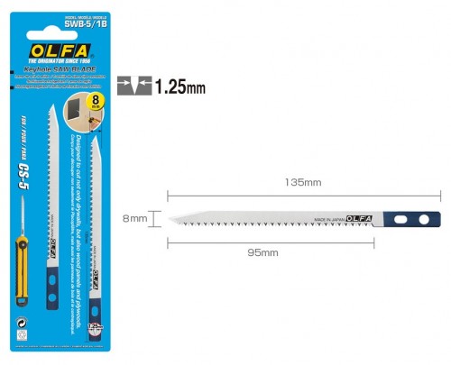 OLFA SWB-5/1B 兩用刀鋸片(1片裝) CS-5 專用