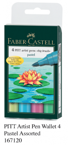 FABER 167120 PITT 美術畫筆(4支套裝) Pastel