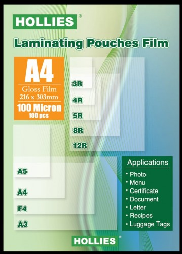 HOLLIES A4 過膠片(100mic) 