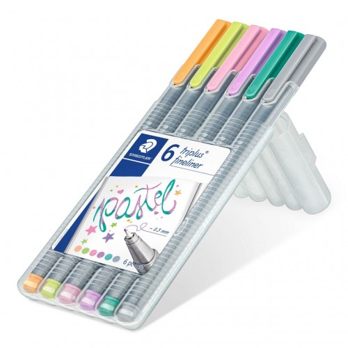 STAEDTLER  triplus® fineliner 334 SB6SC1 三角幼線筆(6色套裝) 0.3mm