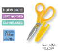 PLUS SC-145ML/Y <左手>兒童安全弧線剪剪刀(黃色)