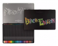 FABER-Castell 116437 Colour Pencils Black Edition 36色木顏色(鐵盒裝)