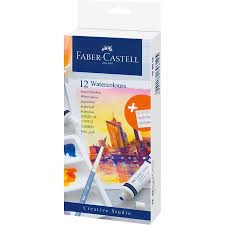 Faber-Castell 169612 12色水彩顏料