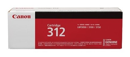 CANON Cartridge 312 原裝打印機碳粉盒(黑色)