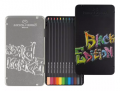 FABER-Castell 116413 Colour Pencils Black Edition 12色木顏色(鐵盒裝)