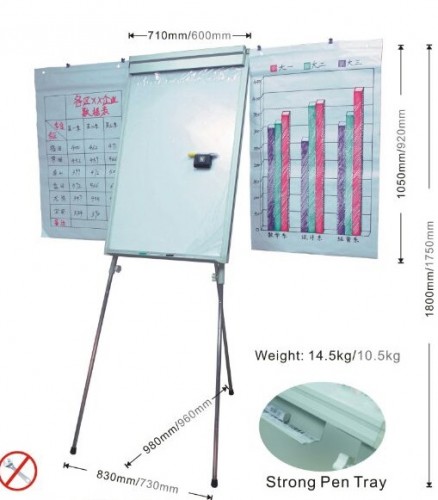 日通牌 Nipon Tripod Flipchart 三腳掛紙白板 (60x92cm)