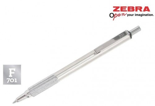 ZEBRA F-701 全鋼原子筆(0.7mm/黑色芯) ** New **