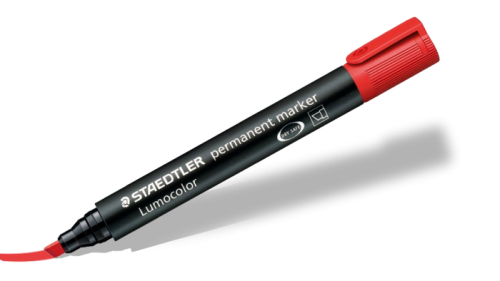 STAEDTLER Lumocolor® permanent marker 350 箱頭筆(方頭)