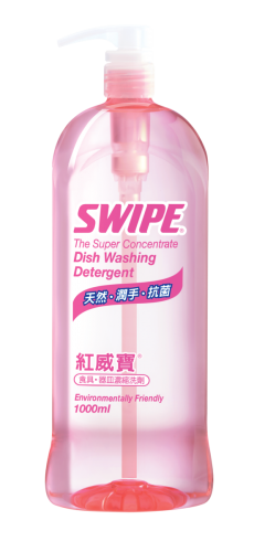 Swipe - 紅威寶食具器皿濃縮洗劑 (透明樽裝) 1000ml