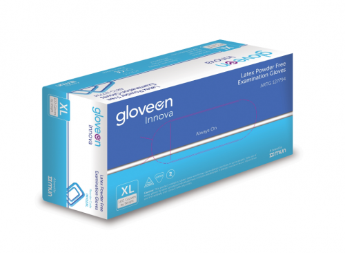 Gloveon Innova  – 乳膠手套 100隻/盒 