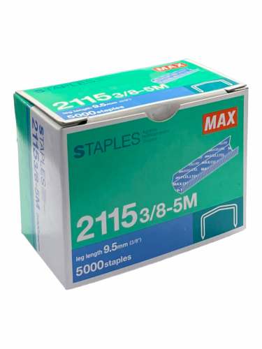 MAX STCR2115-3/8 釘書針(5000枚裝) 