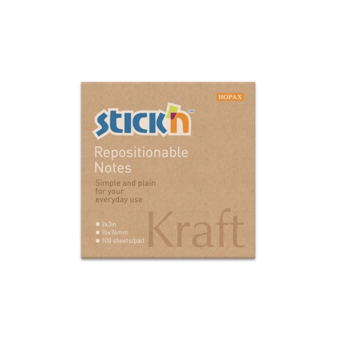 HOPAX STICK'N 21639 Kraft Notes 3