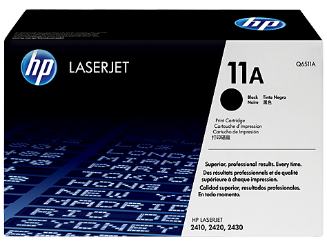 HP 11A 黑色原廠 LaserJet 碳粉盒 (Q6511A)