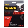 3M Scotch® 6761 超強力魔術貼(蘑菇搭扣設計) - 黑色<戶外用> 